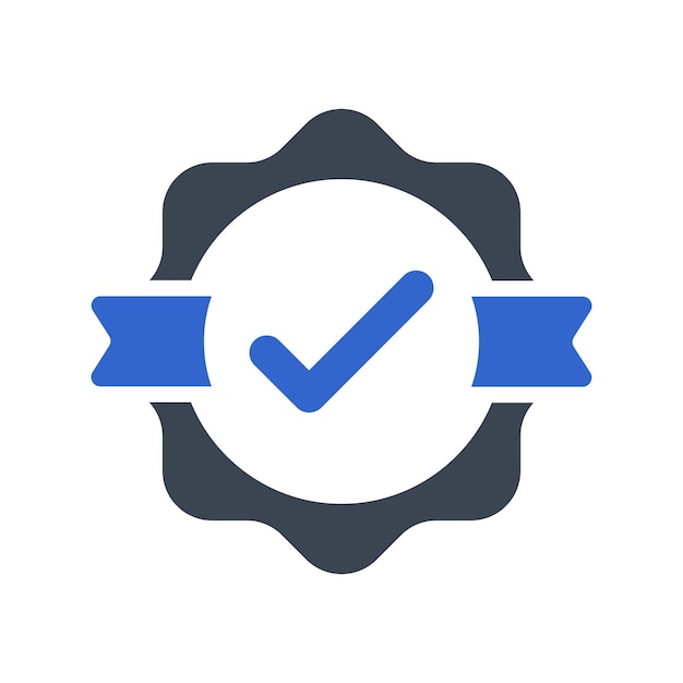 Vector approve tag label icon