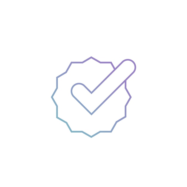 Approved check mark icon