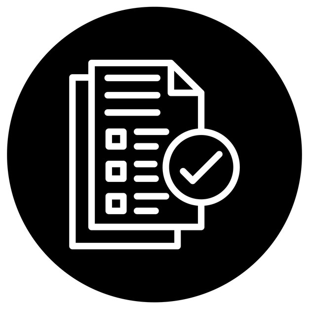 Утвержденная иллюстрация дизайна векторной иконы