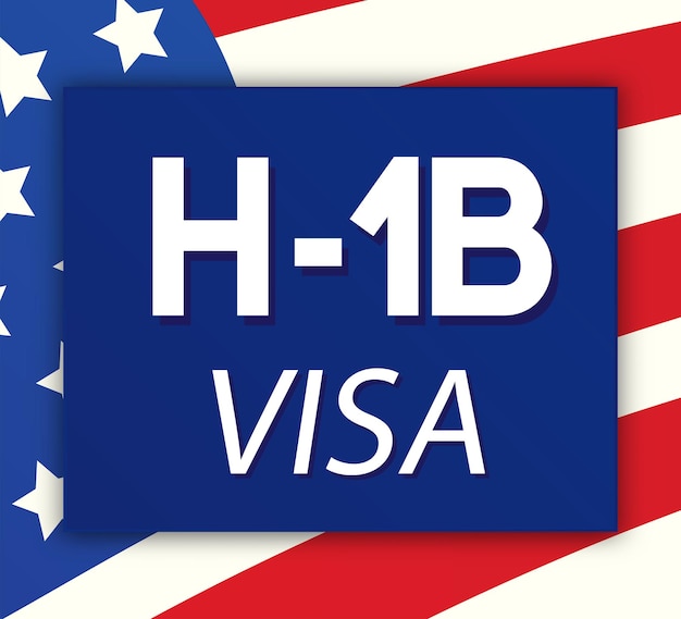 Vector approved visa type h1b temporary work for workers