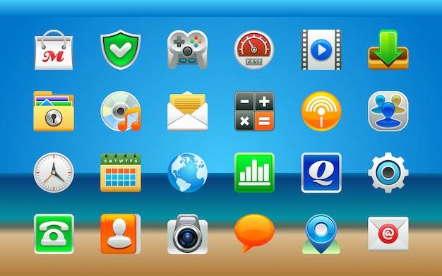 Apps icon set