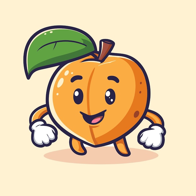 Apricot cartoon character