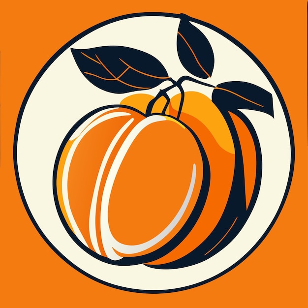 Apricot Vector Illustration