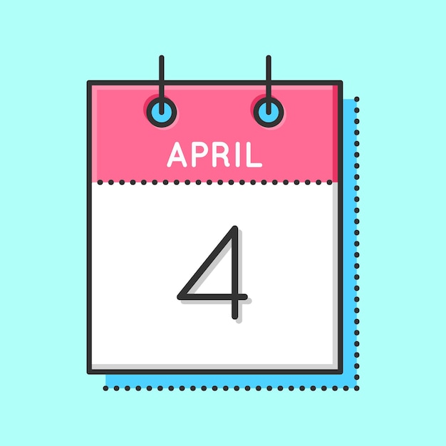 April calendar icon