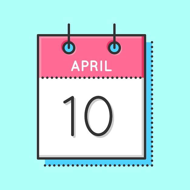 April Calendar Icon