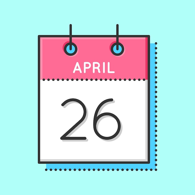 April Calendar Icon