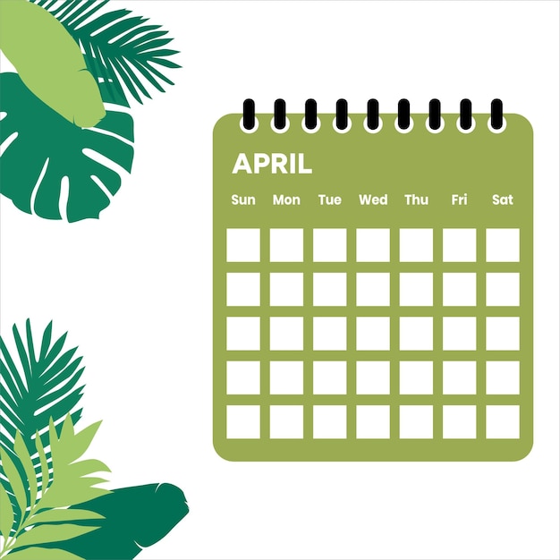 April calendar