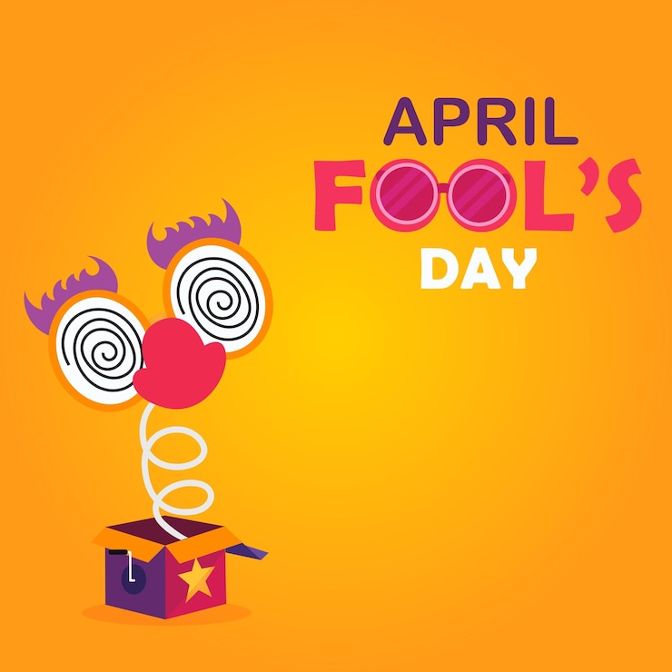 वेक्टर april fool day1