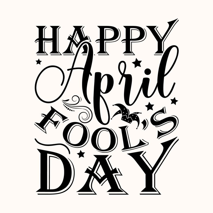 वेक्टर april fool's day