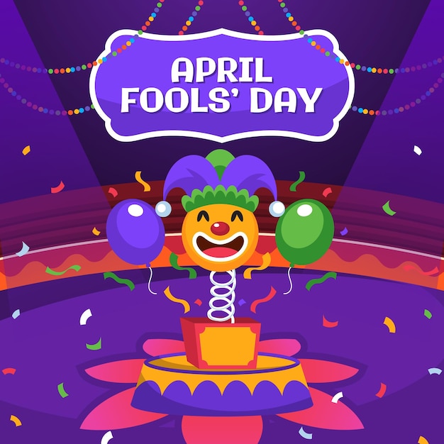 April fools day concept