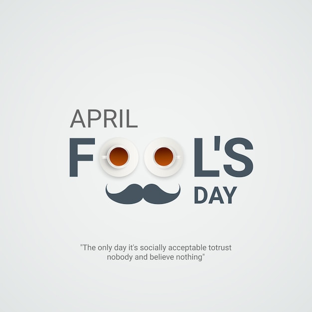 April Fools Day: Creatieve advertenties, advertenties op sociale media, banners, posters, 3D-illustraties