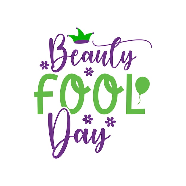 April Fools Day svg-ontwerp