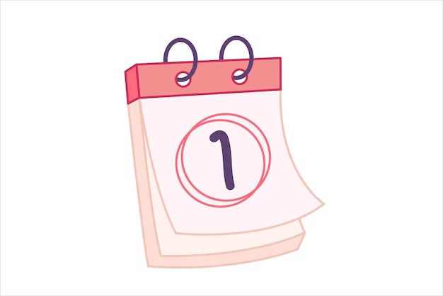 4월의 어리석음 플래트 스티커 디자인