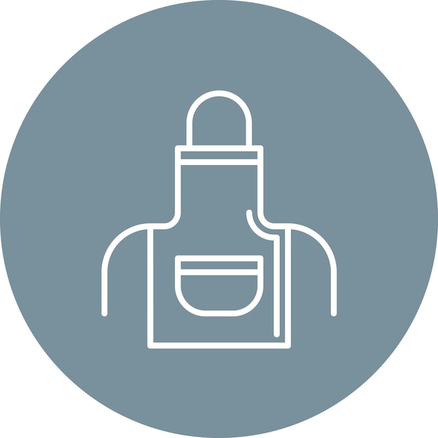 Apron icon vector image Can be used for Bakery