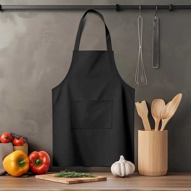 Vector apron mockup