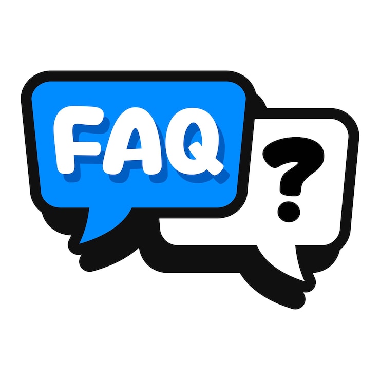 Vector aq icon frequently information question