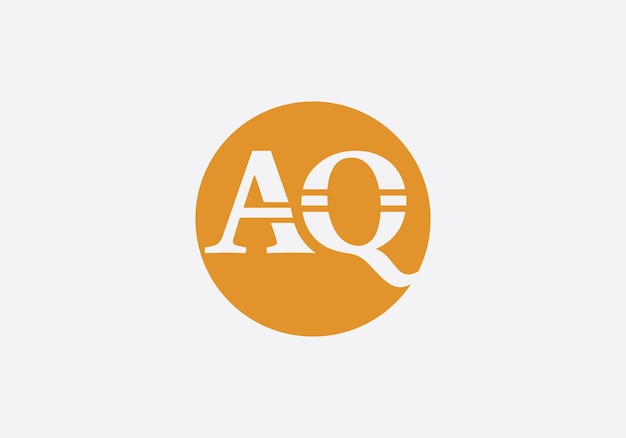 aq logo in a yellow circle
