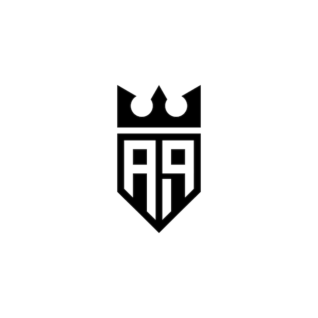모노그램 로고 디자인 문자 문자 이름 기호 모노크롬 로고 타입 알파 문자 간단한 로고