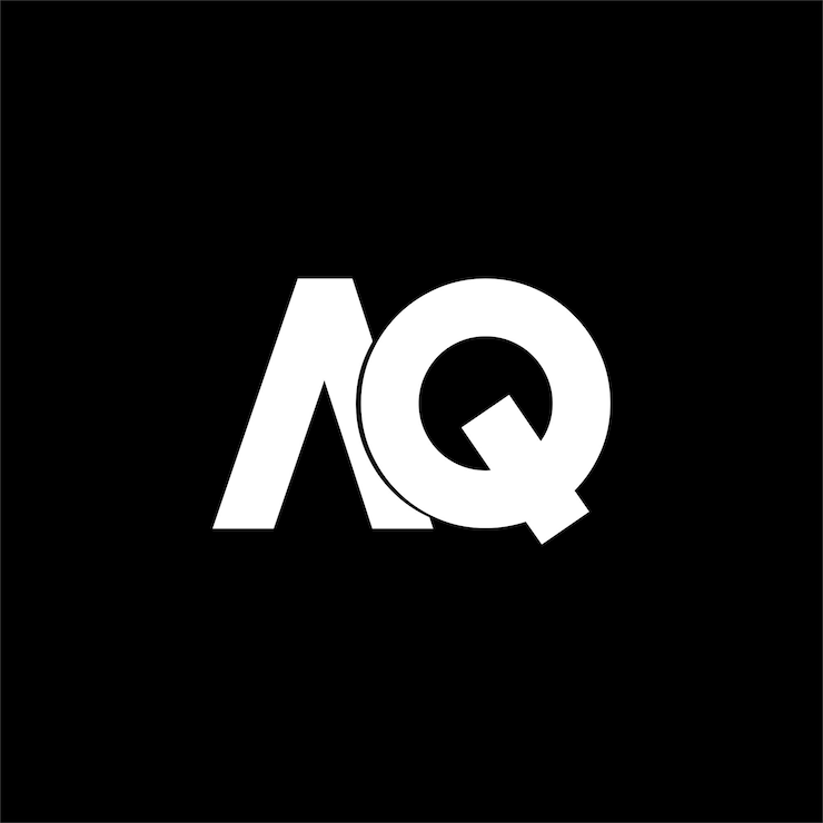 Vector aq または qa の文字のロゴ ユニークで魅力的なクリエイティブでモダンなイニシャル aq qa aq のイニシャル ベースの文字アイコン ロゴ