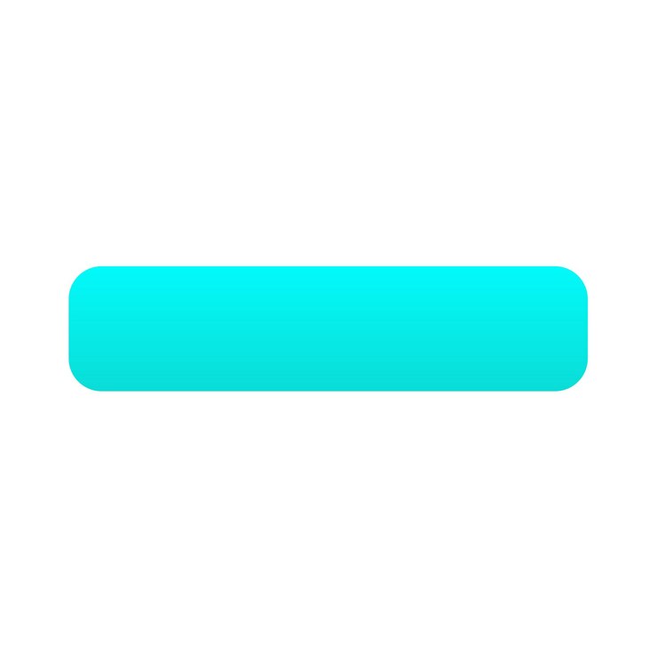 Vector aqua color button