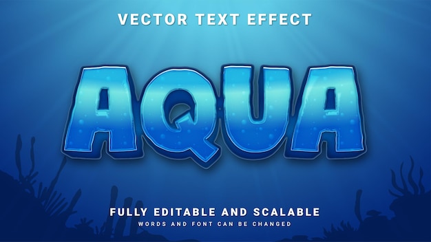 AQUA teksteffect