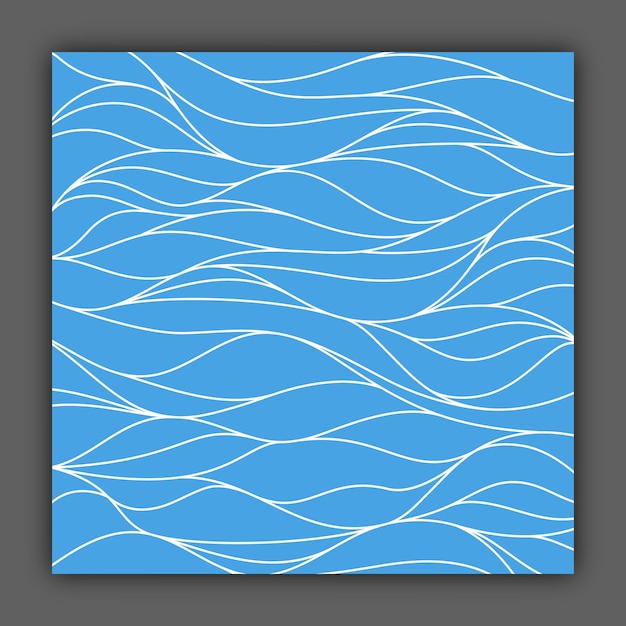 Vettore aquaphone la consistenza di sfondo dell'acqua le onde del mare o dell'oceano disegno ondulato per idee creative