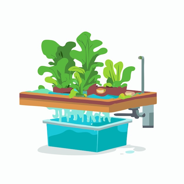 Aquaponics vector 5