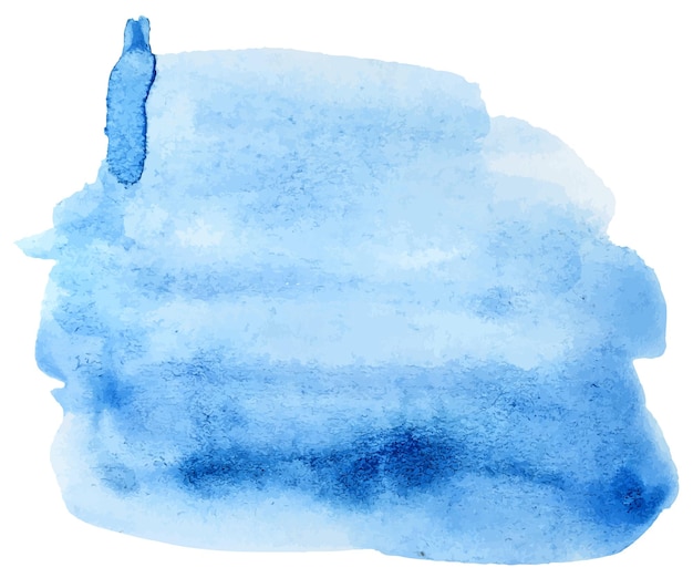 Vector aquarel abstract blauw wassen, vorm, plek voor huwelijksuitnodiging, print, sublimatie vector eps 10