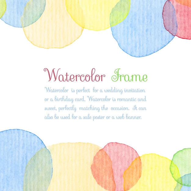 Aquarel banners