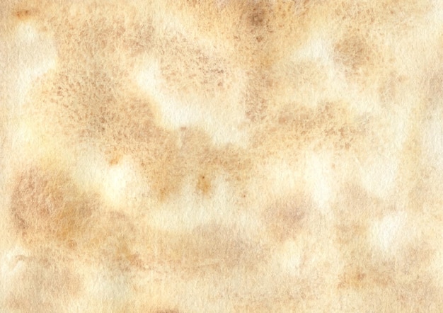 Vector aquarel beige textuur handgeschilderde bruine borstel uitstrijkje achtergrond