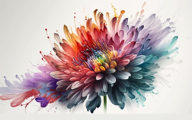 aquarel bloem vector kunst