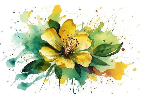 Aquarel bloemen Clip Art mooie bruiloft bloemen illustratie digitale artwork aquarel