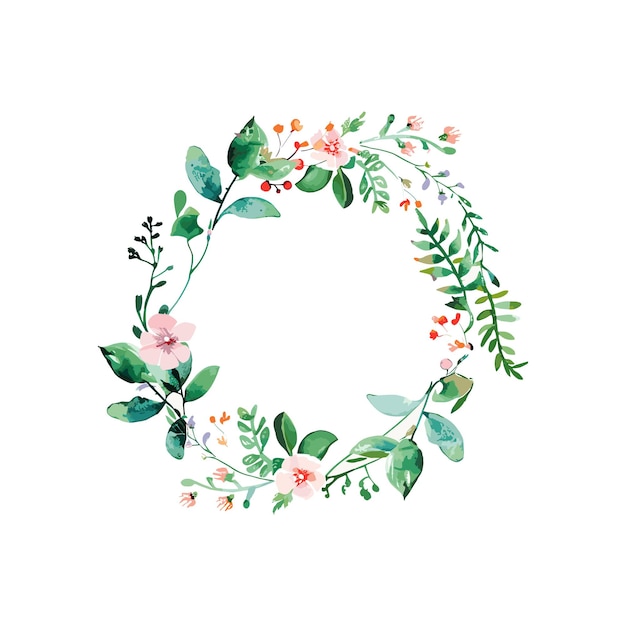 Aquarel bloemen logo luxe creatief logo