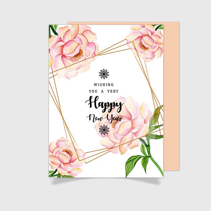 Vector aquarel bloemen wenskaarten