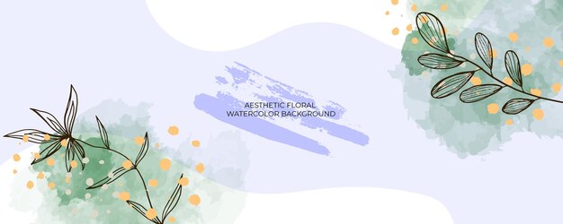 Aquarel bruiloft uitnodiging kaart sjabloon achtergrond met lijn decoratie. Abstracte achtergrond bewaar de datum, uitnodiging, wenskaart, multifunctionele vector