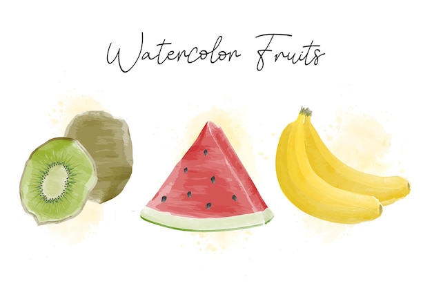 Aquarel Fruit Collectie