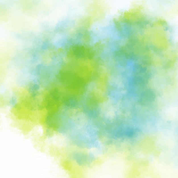 aquarel groen blauw splash achtergrond