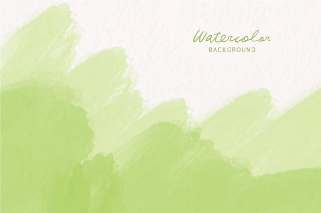 Aquarel groene textuur handgeschilderde achtergrond