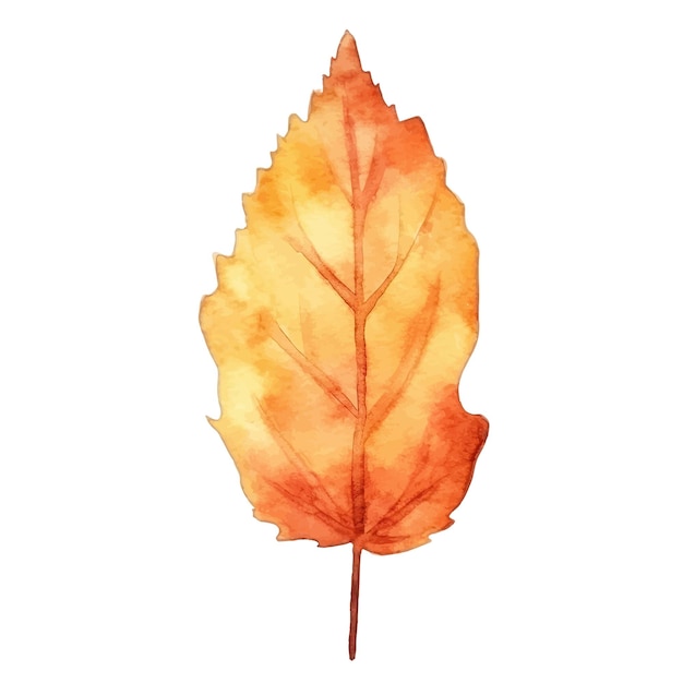 Aquarel herfstbladeren