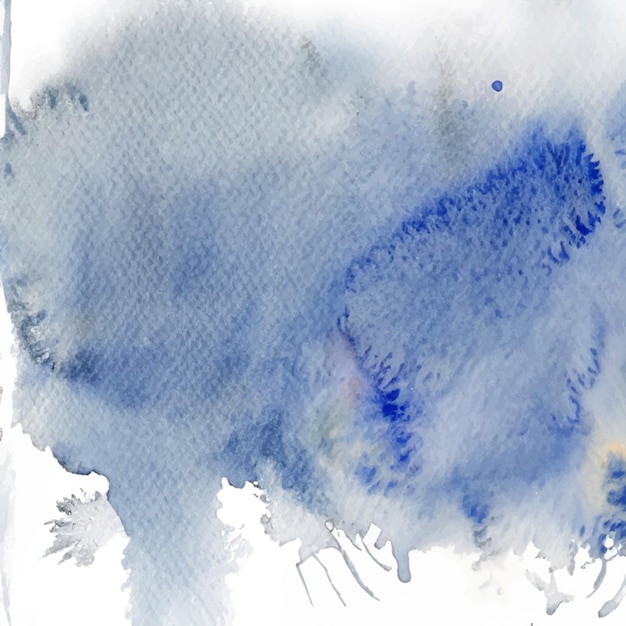 Vector aquarel in blauwtinten