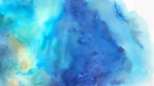 Aquarel in blauwtinten