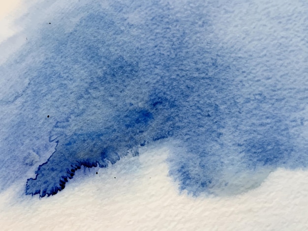 Aquarel in blauwtinten