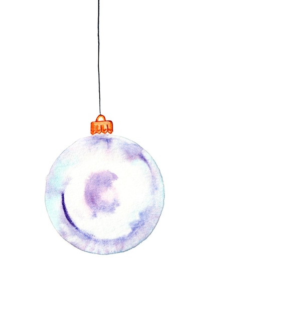 Aquarel kerstballen