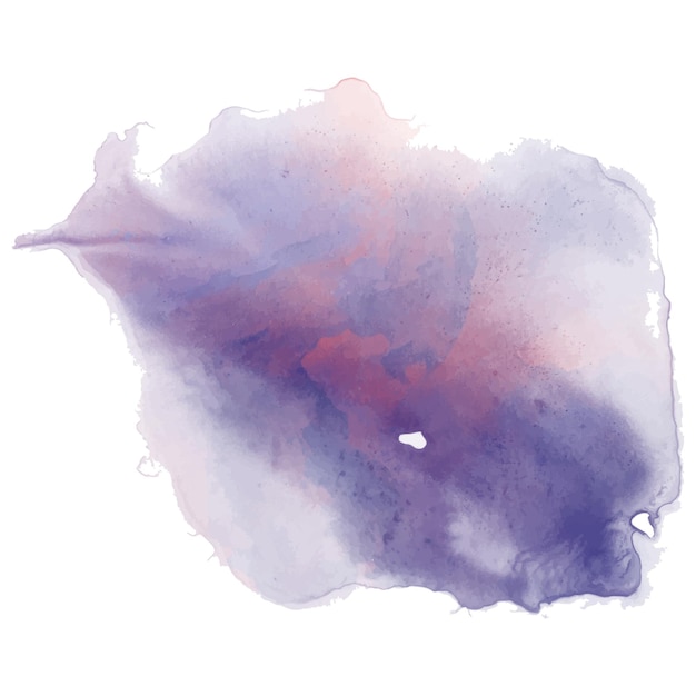 aquarel paarse plons