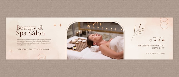 Aquarel spa twitch banner