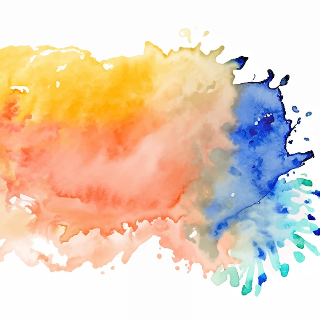 Aquarel splash vlek achtergrond