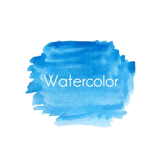 Vector aquarel vector blauwe textuur