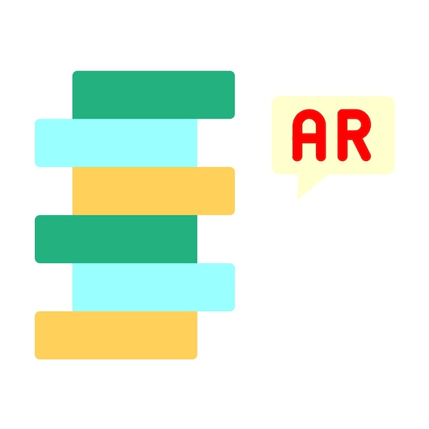 Ar Tumbling Blocks Icon Stijl