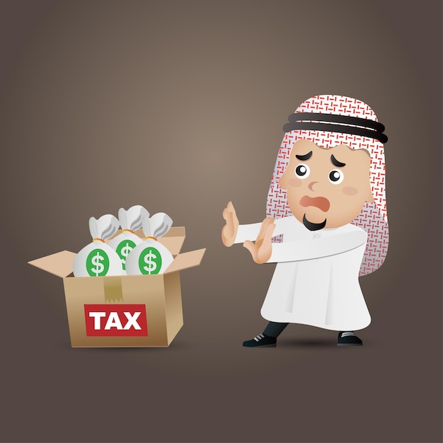 Arab business people illustration