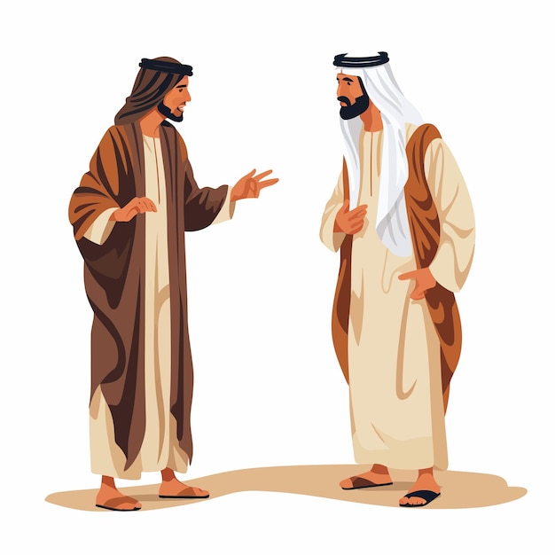 Vector arab people